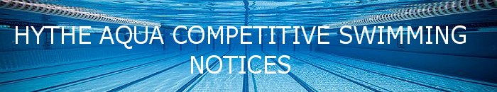 Hythe Aqua Swimming Club Notices